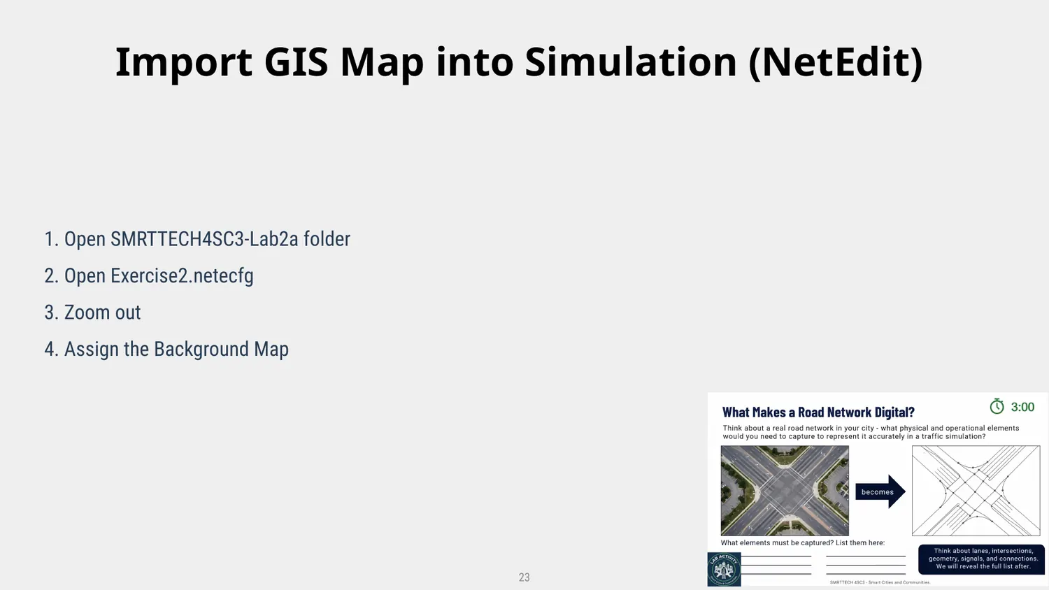 Assigning a background map in SUMO NetEdit